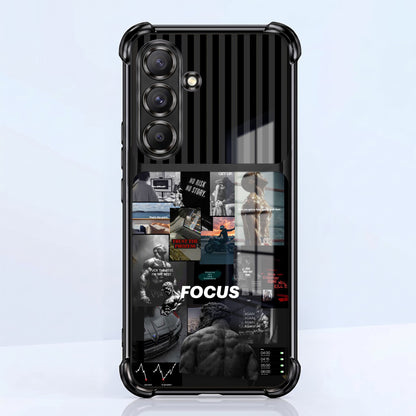 Samsung Galaxy A36 5G Focus Mode Dual-Tone Transparent Airbags Case