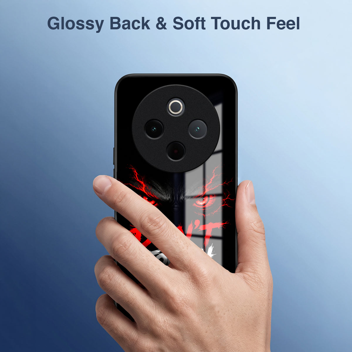 Vivo T4 5G Don't Touch My Phone Acrylic Glass Back Case