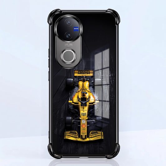 Vivo V50 5G F1 Racing Cars Airbags Printed Back Case