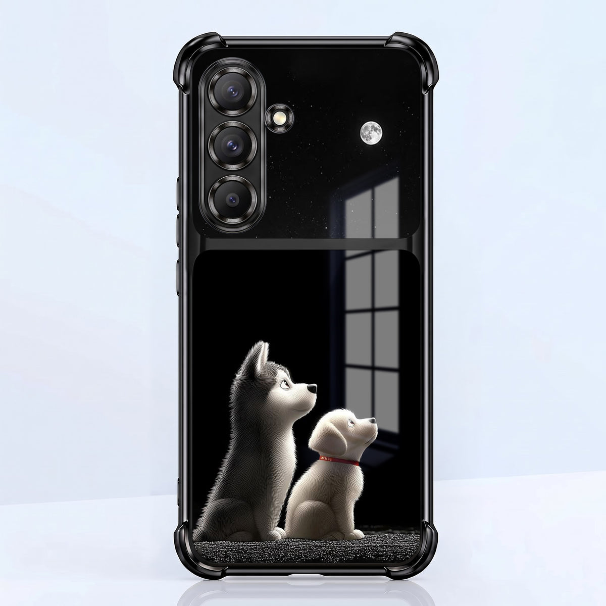 Samsung Galaxy A36 5G Dreamy Puppy Dual-Tone Transparent Airbags Case