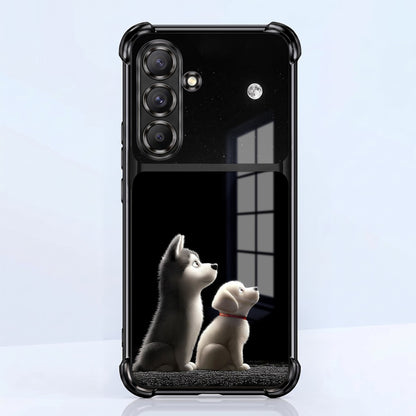 Samsung Galaxy A36 5G Dreamy Puppy Dual-Tone Transparent Airbags Case