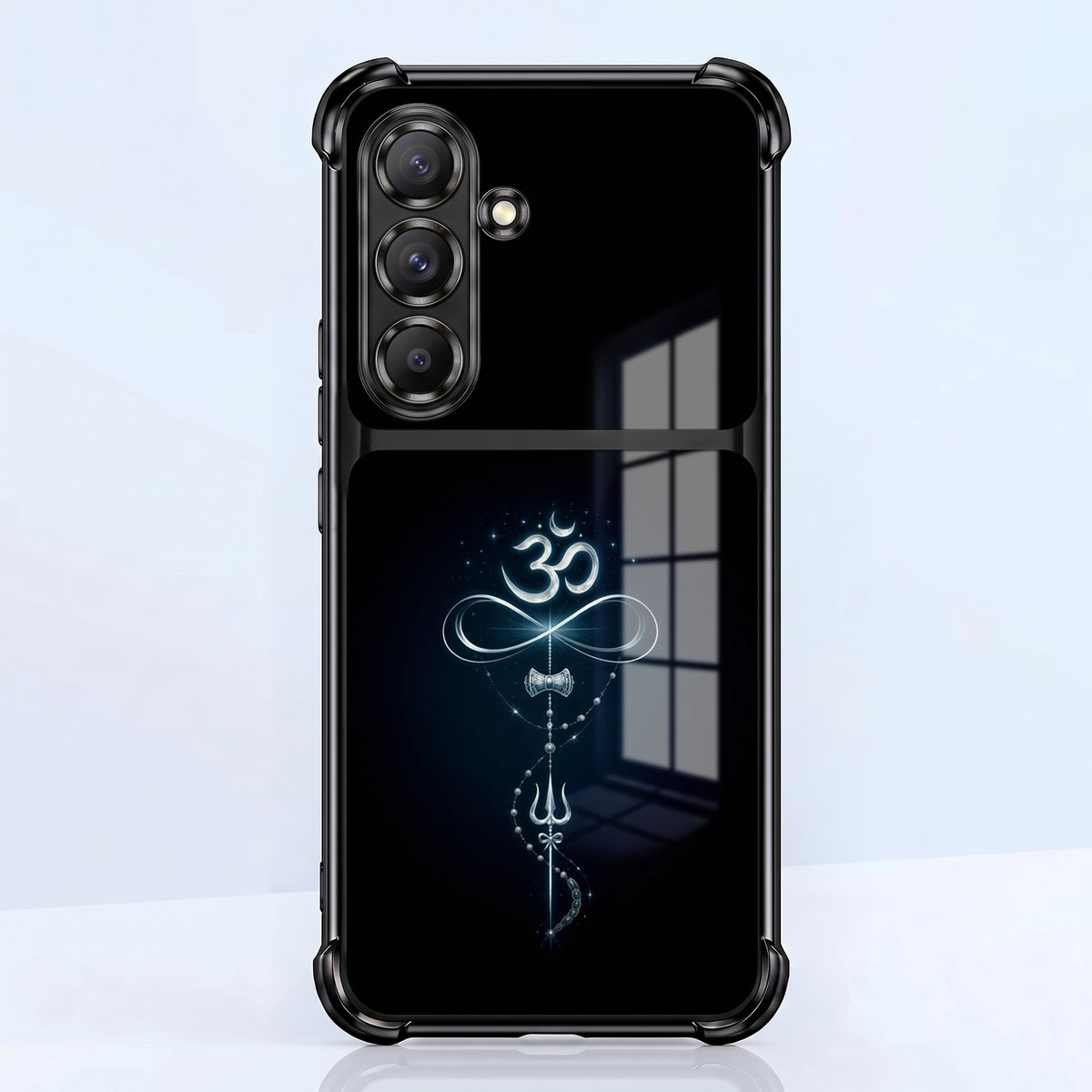Samsung Galaxy A36 5G Mahakal Trishul Transparent Airbags Case