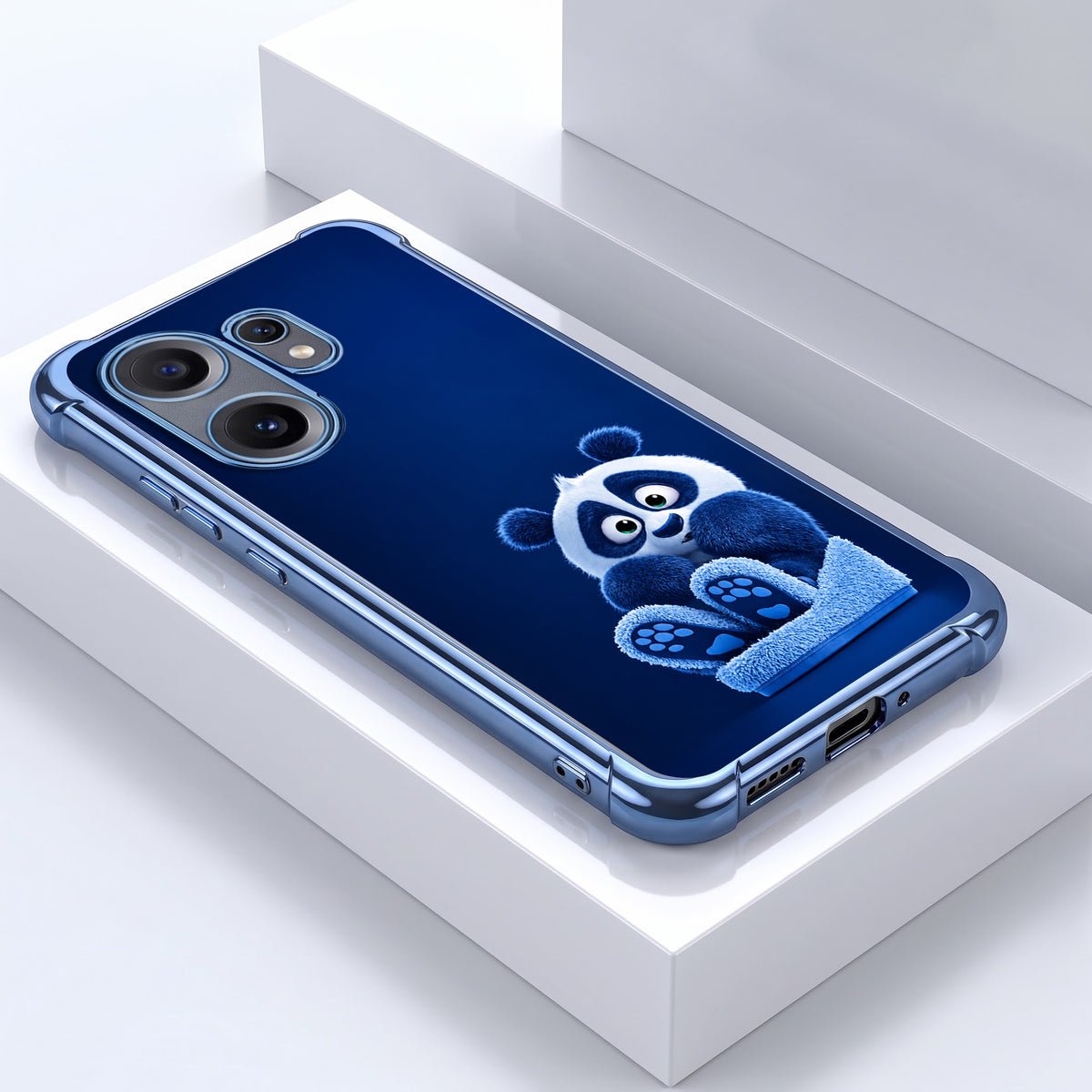 Nothing Phone 2 Pro 5G Cute Panda Airbags Printed Back Case