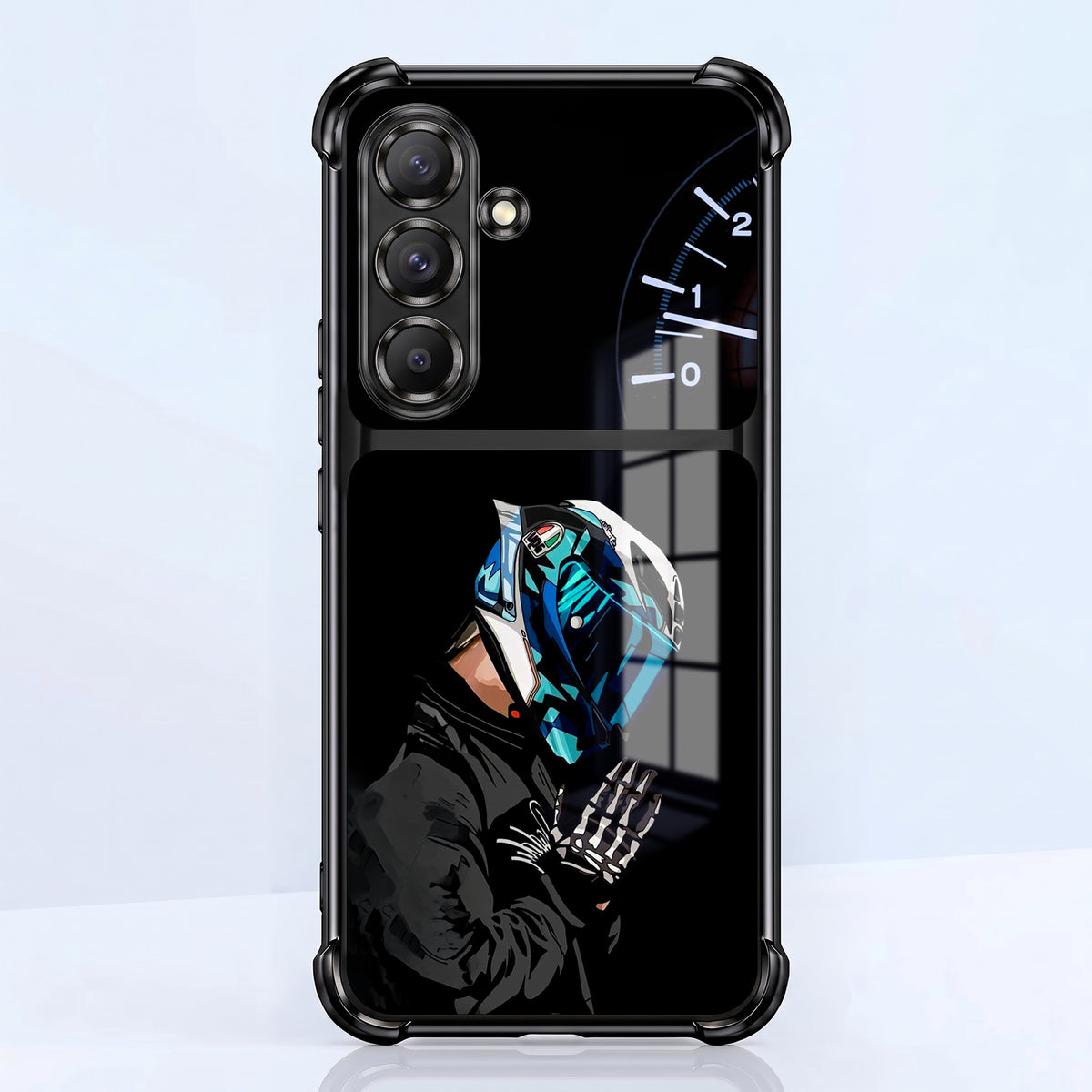 Samsung Galaxy A36 5G Cyberpunk Reaper Dual-Tone Transparent Airbags Case