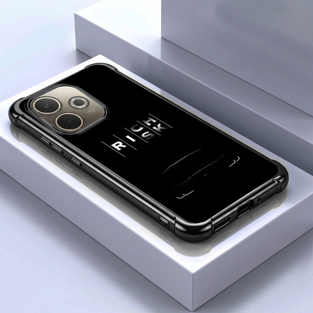 Oppo A5 Pro 5G Midnight Risk Airbags Printed Back Case