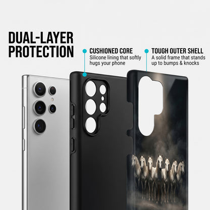 Samsung Galaxy S24 Ultra 5G Running Horses Protective Cases