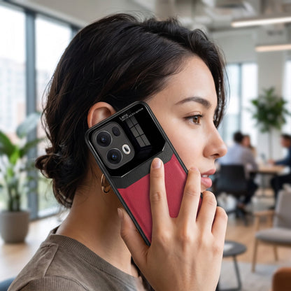 Oppo Reno 13 Pro 5G Premium Leather Lens Protective Case
