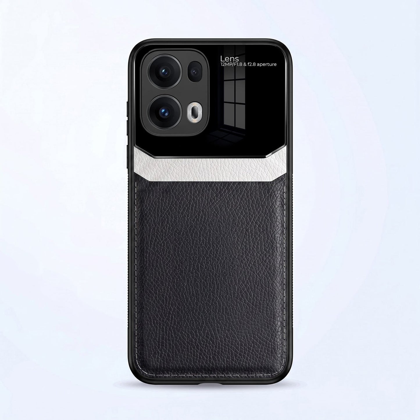 Oppo Reno 13 Pro 5G Premium Leather Lens Protective Case