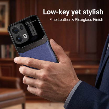 Oppo Reno 13 Pro 5G Premium Leather Lens Protective Case