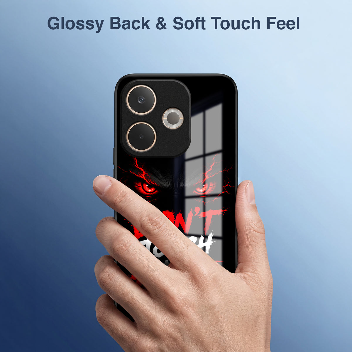 Oppo A5 Pro 5G Don't Touch My Phone Acrylic Glass Back Case
