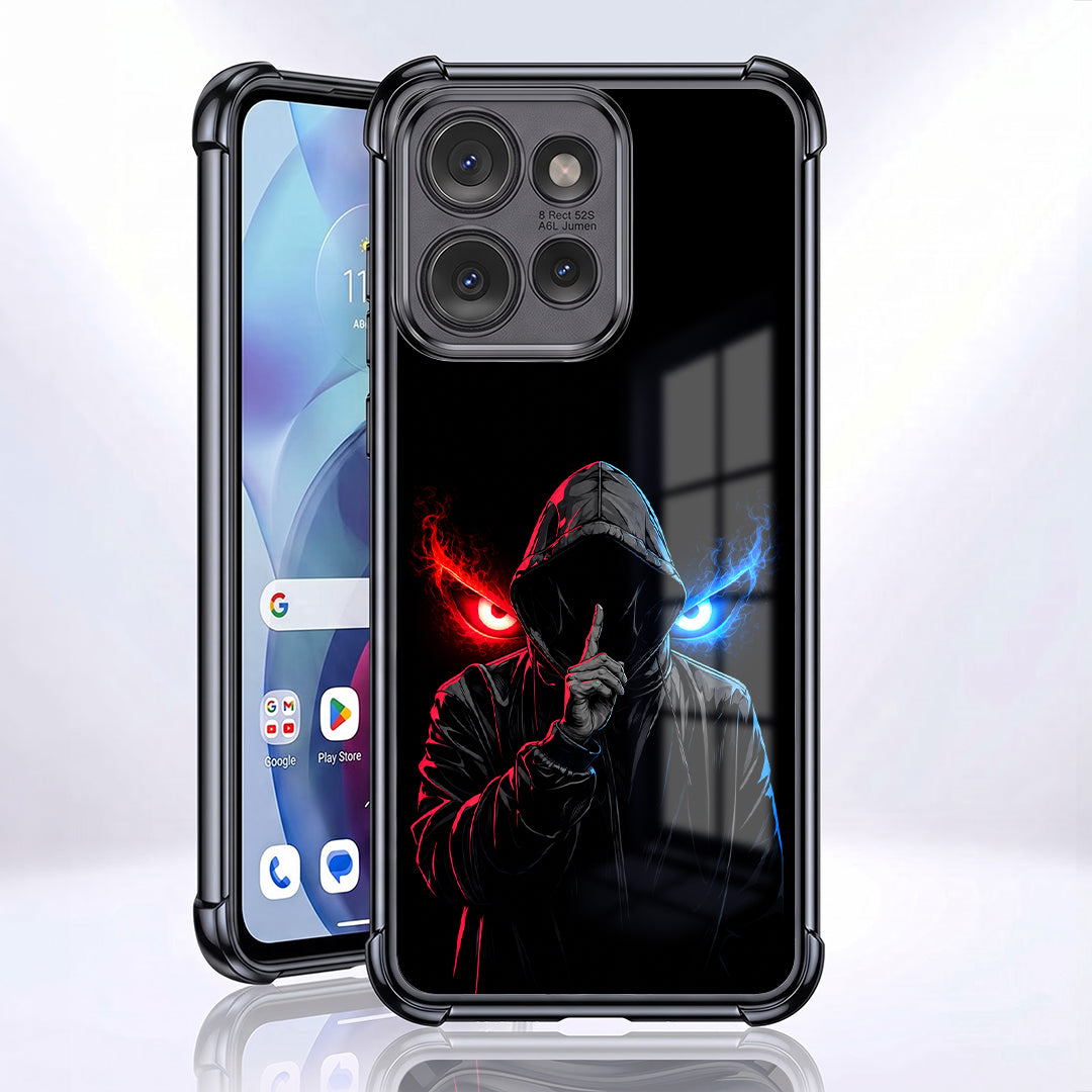Motorola Edge 50 Neo 5G Hooded Shadow Demon Airbags Printed Back Case