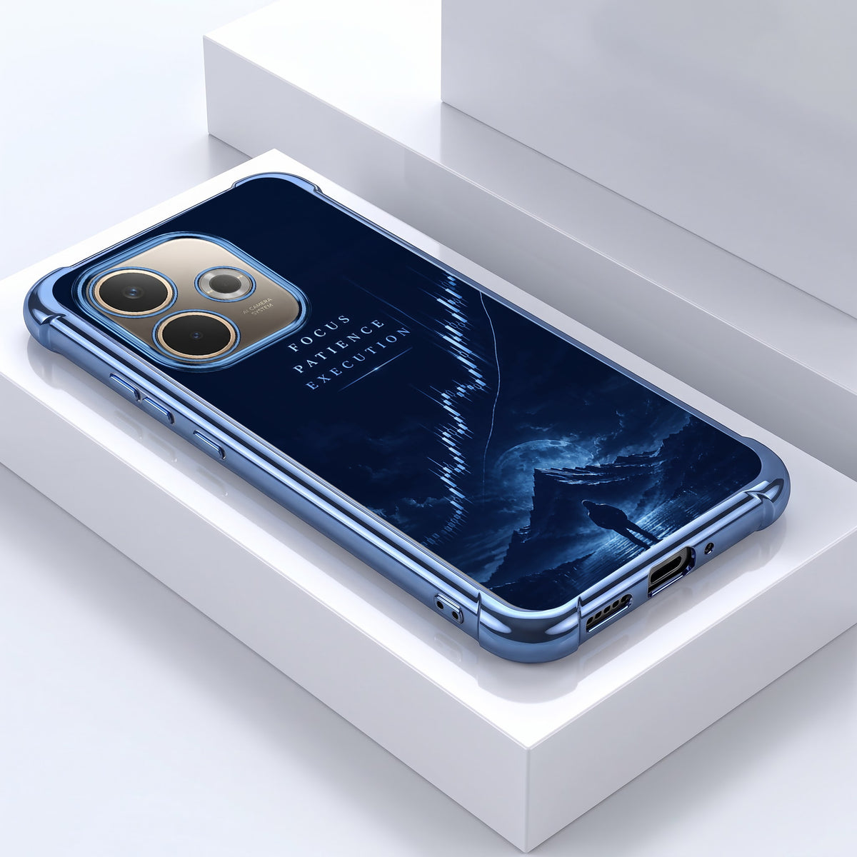 Oppo A5 Pro 5G Focus Airbags Printed Back Case