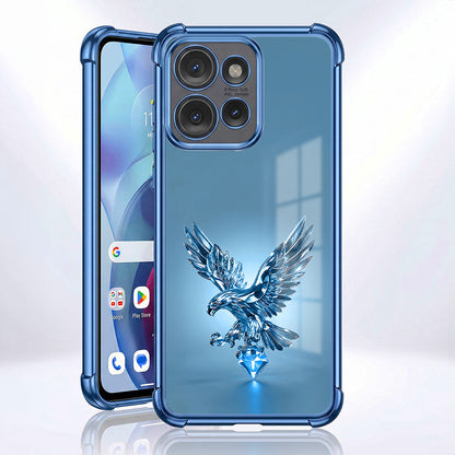Motorola Edge 50 Neo 5G Blue Eagle Airbags Printed Back Case