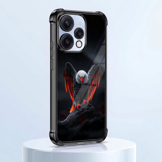 Oppo Reno 15 5G Premium Black Eagle Airbags Printed Back Case