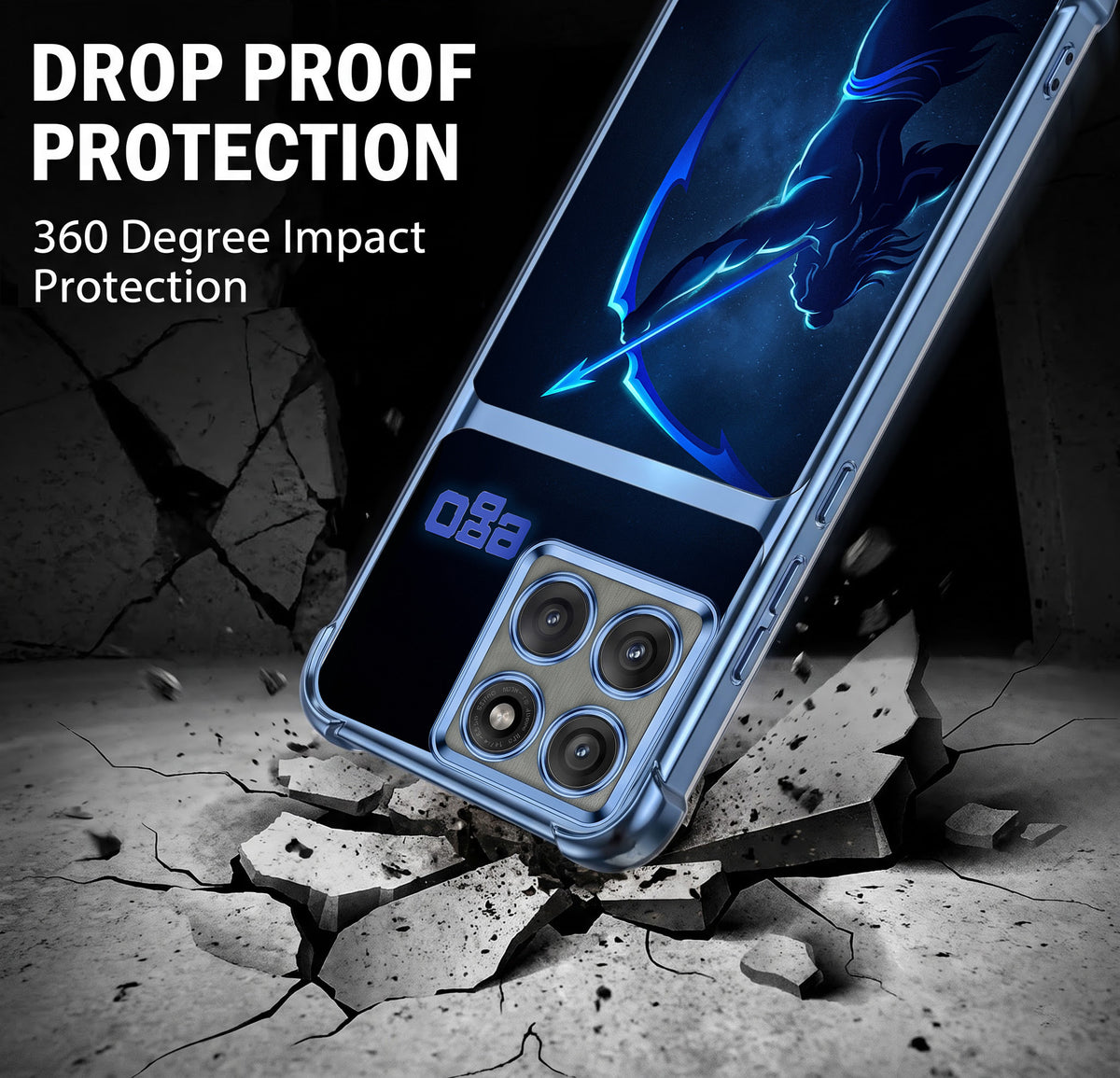 Motorola Edge 60 Pro 5G Legendary Archer Dual-Tone Transparent Airbags Case