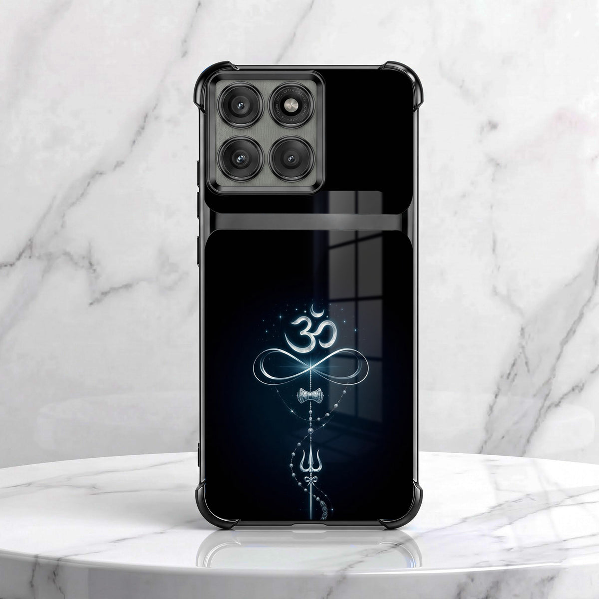 Motorola Edge 60 Pro 5G Mahakal Trishul Transparent Airbags Case