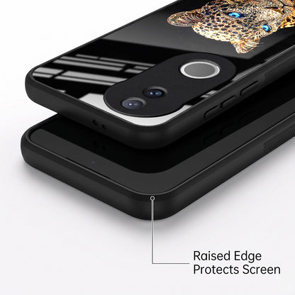Vivo V50 5G Panther Acrylic Glass Back Case