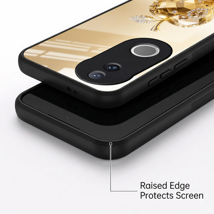 Vivo V50 5G Golden Apple Acrylic Glass Back Case