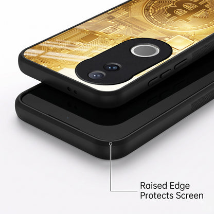 Vivo V50 5G Bitcoin Acrylic Glass Back Case