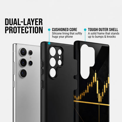 Samsung Galaxy S24 Ultra 5G Trading Candles Protective Case