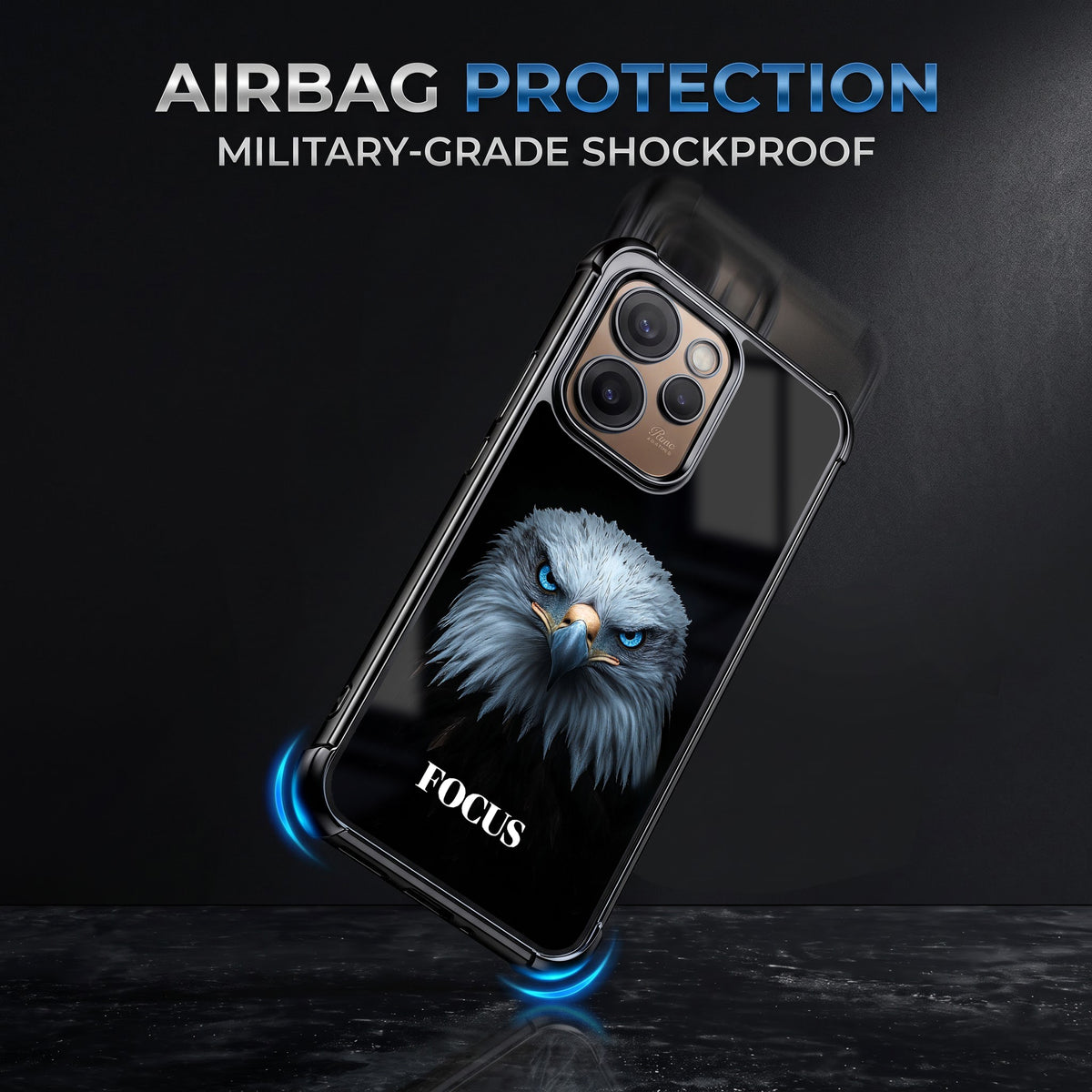 Oppo Reno 15 Pro Mini 5G Premium Eagle Focus Airbags Printed Back Case