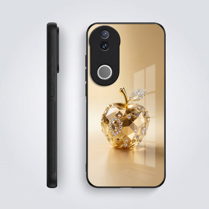 Vivo V50 5G Golden Apple Acrylic Glass Back Case