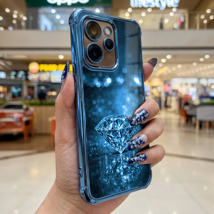 Oppo Reno 15 Pro Mini 5G Blue Diamond Airbags Printed Back Case