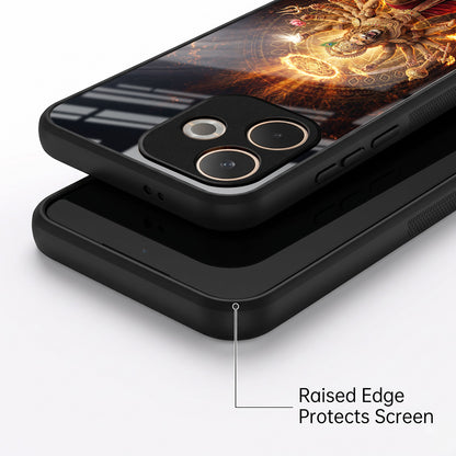 Oppo A5 Pro 5G Lord Narasimha Acrylic Glass Back Case