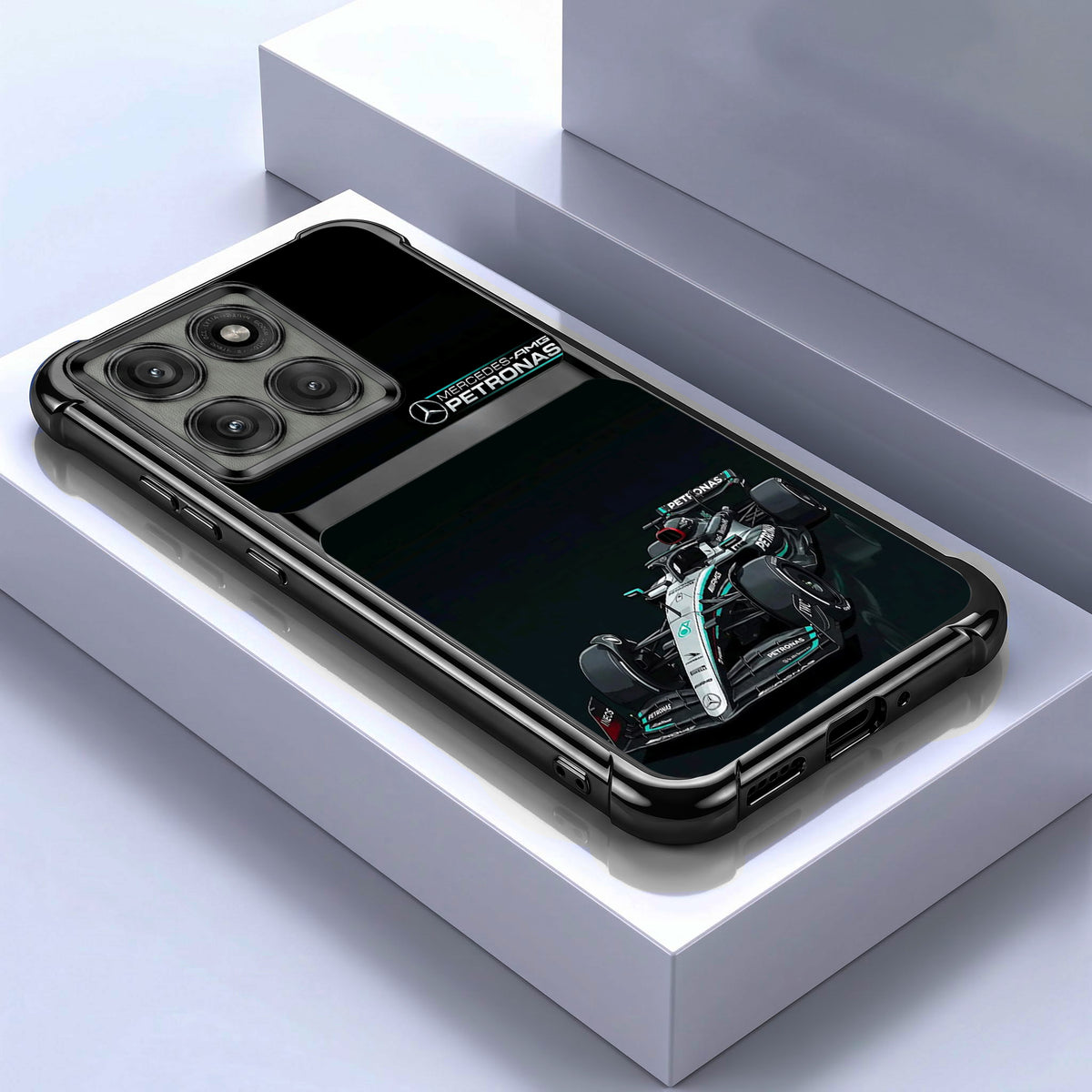 Motorola Edge 60 Pro 5G F1 Turbo Dual-Tone Transparent Airbags Case