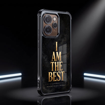 Oppo Reno 15 Pro Mini 5G Premium I Am The Best Gold Airbags Printed Back Case