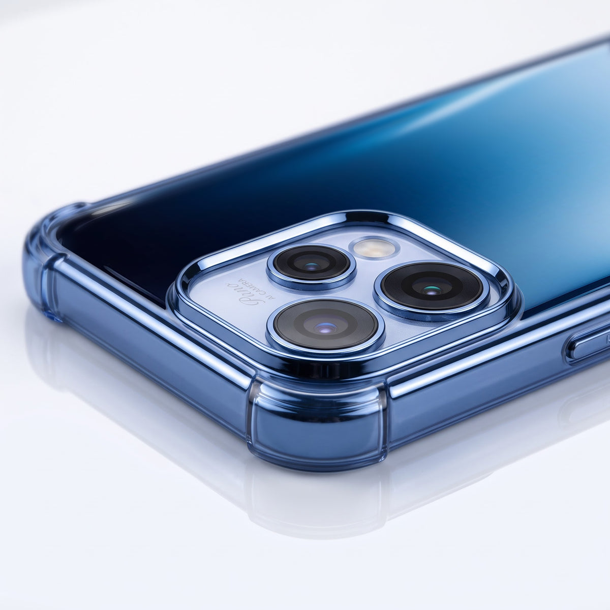 Oppo Reno 15 5G Premium Crystal Blue Airbags Printed Back Case
