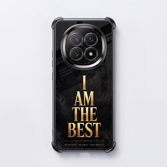 Oppo F29 5G Premium I Am The Best Gold Airbags Printed Back Case