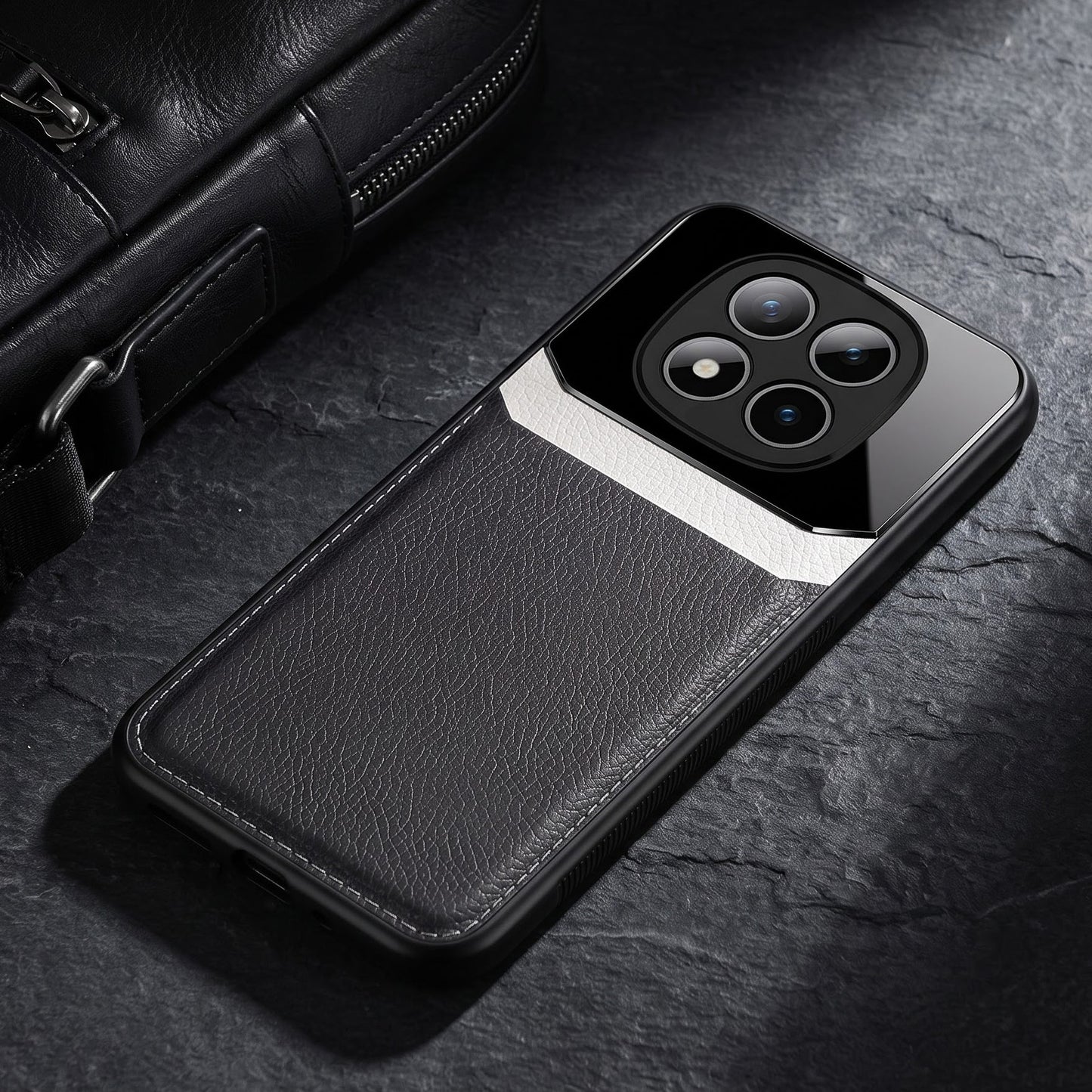 Redmi Note 15 Pro+ 5G Premium Leather Lens Protective Case