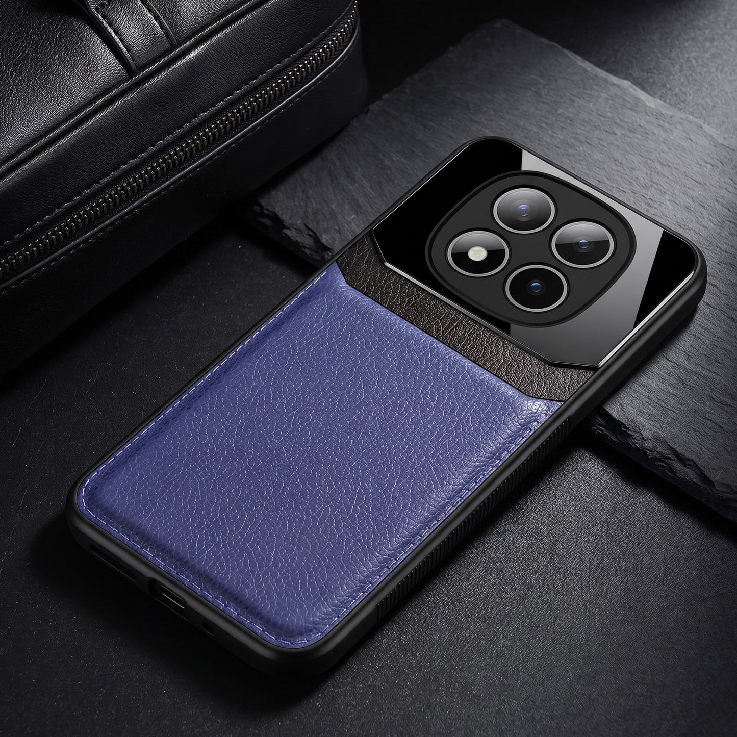 Redmi Note 15 Pro+ 5G Premium Leather Lens Protective Case