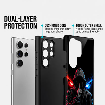 Samsung Galaxy S25 Ultra 5G Hooded Shadow Demon Protective Case