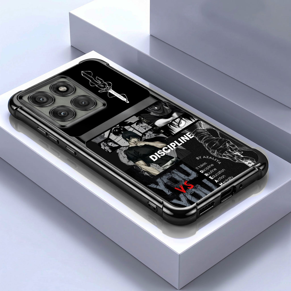 Motorola Edge 60 Pro 5G Discipline Over Dual-Tone Transparent Airbags Case