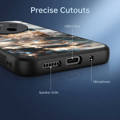 Vivo T4 5G Golden Crown Ocean Acrylic Glass Back Case