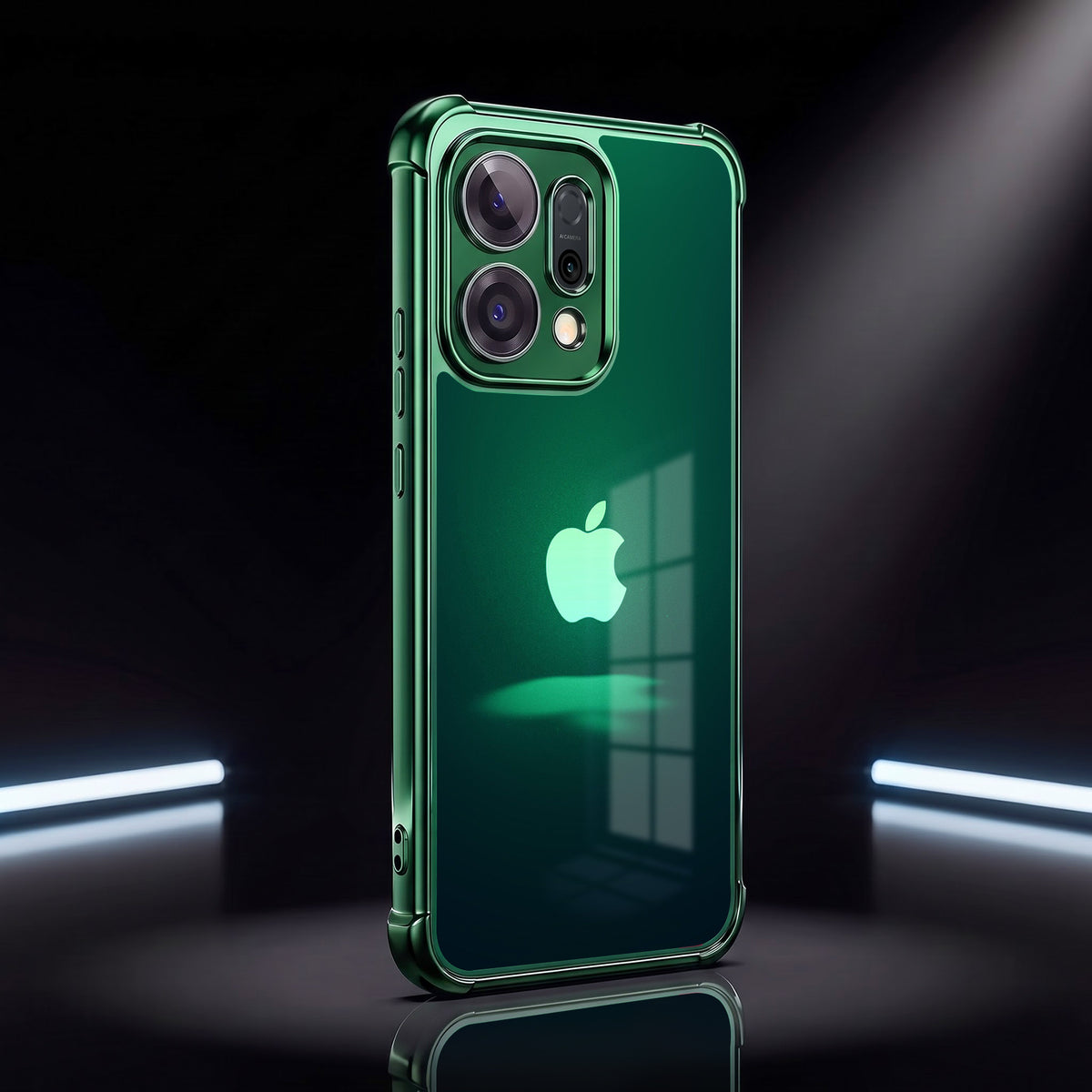 Oppo Reno 14 5G Apple Green Airbags Printed Back Case