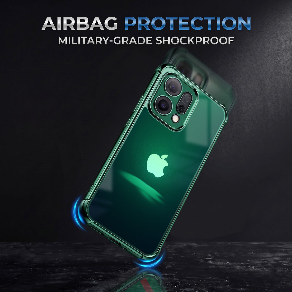 Oppo Reno 14 5G Apple Green Airbags Printed Back Case