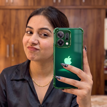 Oppo Reno 14 5G Apple Green Airbags Printed Back Case