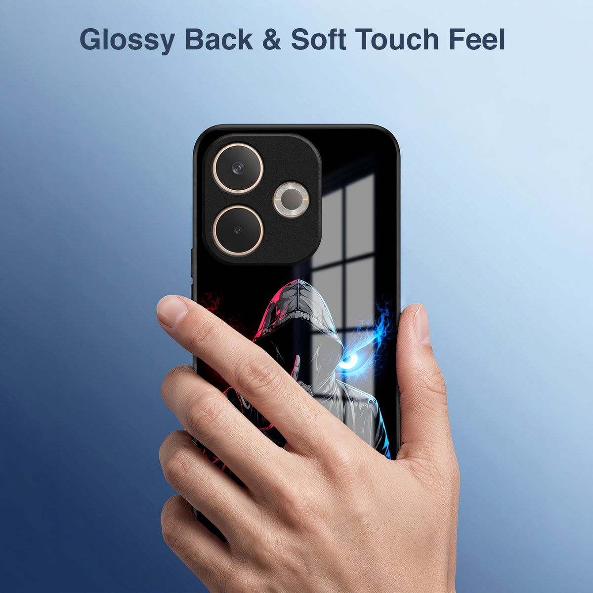 Oppo A5 Pro 5G Hooded Shadow Demon Acrylic Glass Back Case