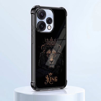 Oppo Reno 15 5G Premium Crowned Lion Airbags Printed Back Case