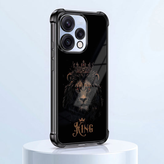 Oppo Reno 15 5G Premium Crowned Lion Airbags Printed Back Case
