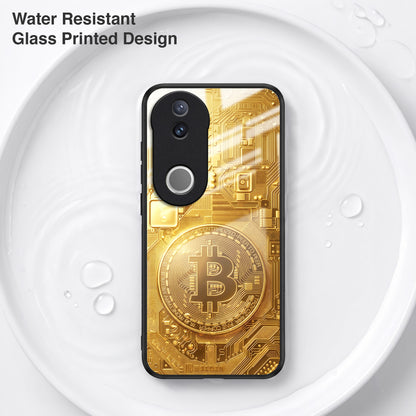 Vivo V50 5G Bitcoin Acrylic Glass Back Case