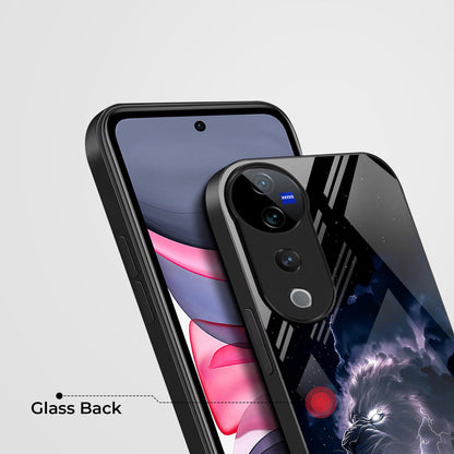 Vivo V40 Pro 5G Premium Acrylic Shockproof Glass Back Case (Storm King)