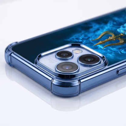Oppo Reno 15 5G Premium Golden Trishul Airbags Printed Back Case