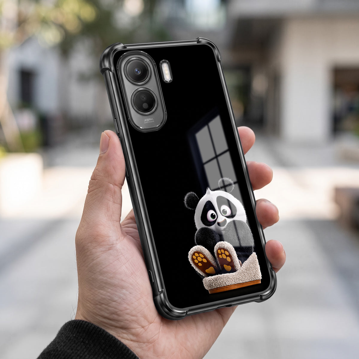 Vivo T5 Pro 5G Cute Panda Airbags Printed Back Case