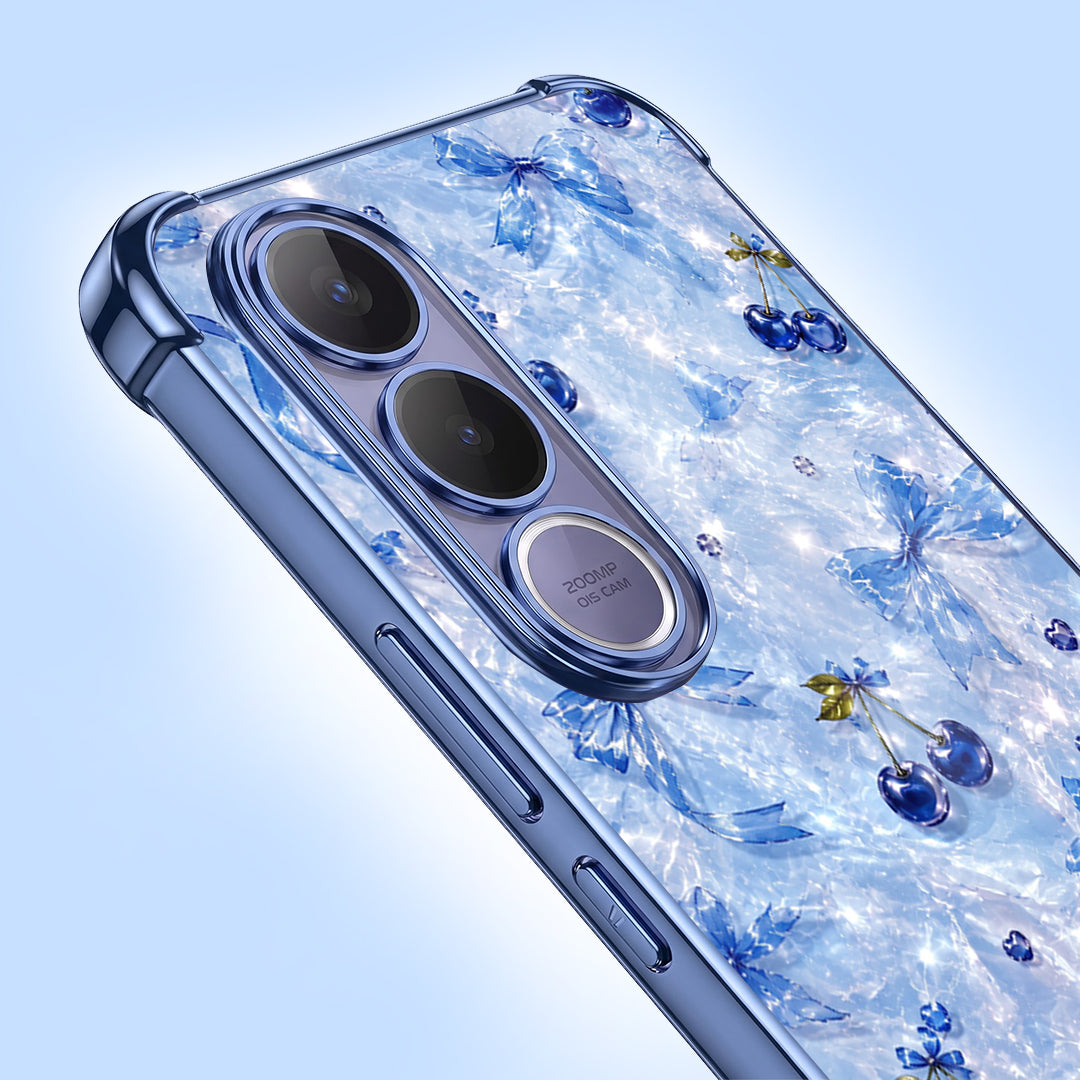 Vivo V70 FE 5G Blue Cherry Airbags Printed Back Case