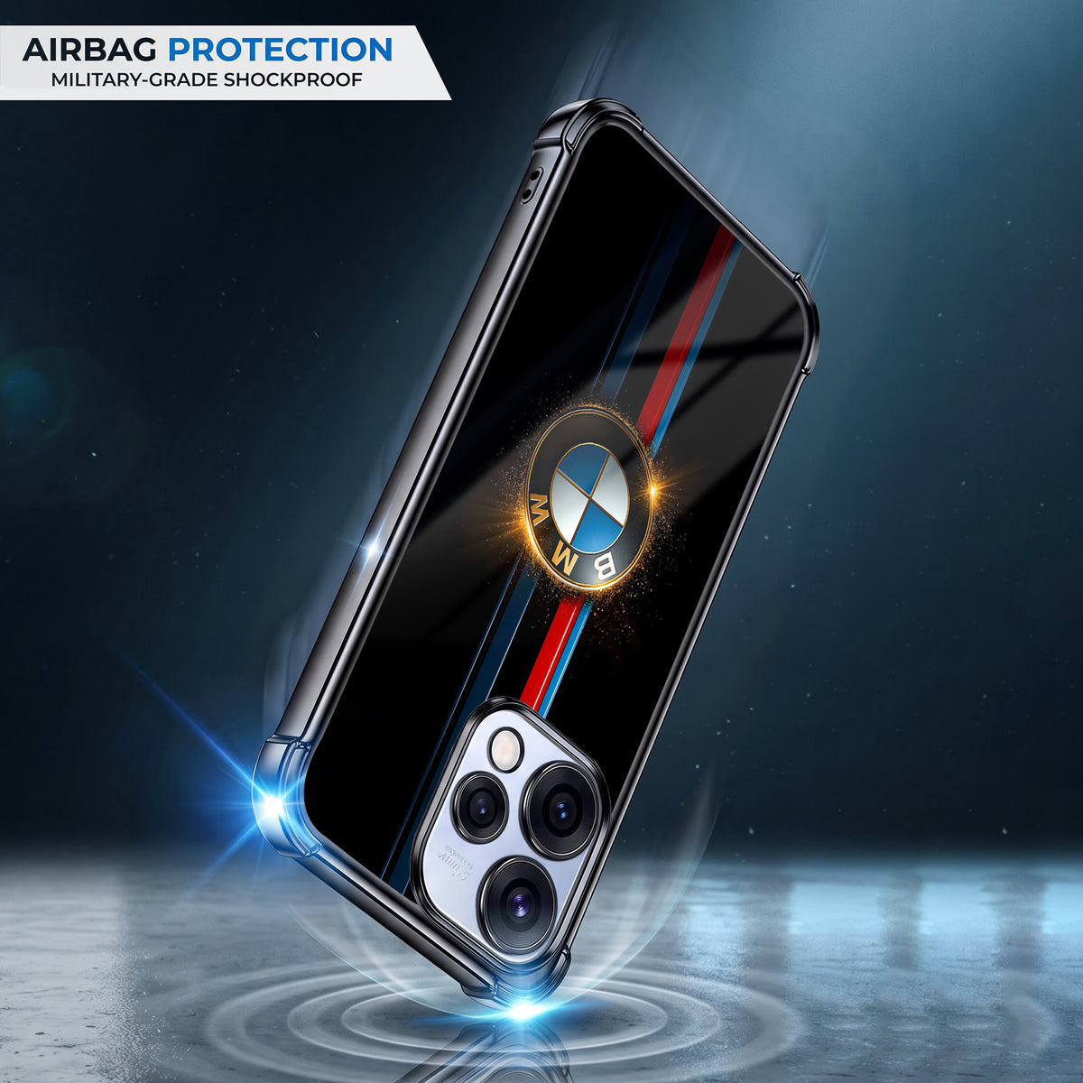Oppo Reno 15 5G Premium BMW Logo Airbags Printed Back Case