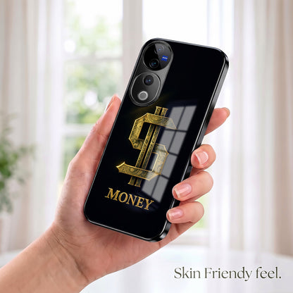 Vivo V40 Pro 5G Money Black Electroplated Glass Phone Back Case